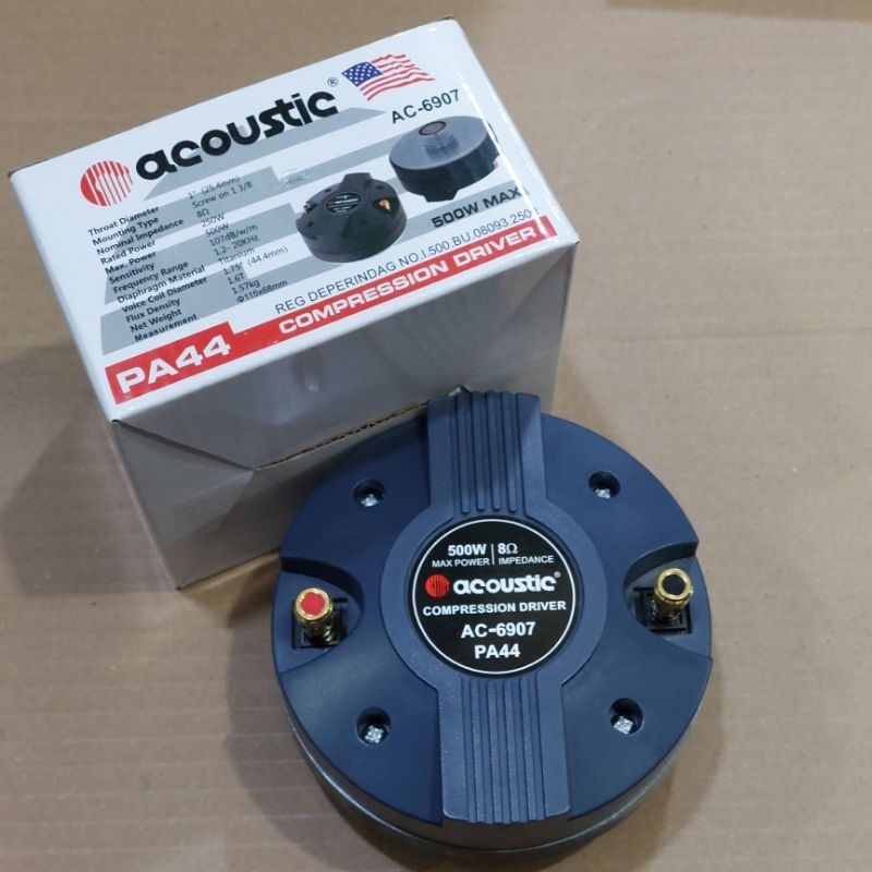 Driver Tweeter Acoustic 500 Watt Kode PA44
