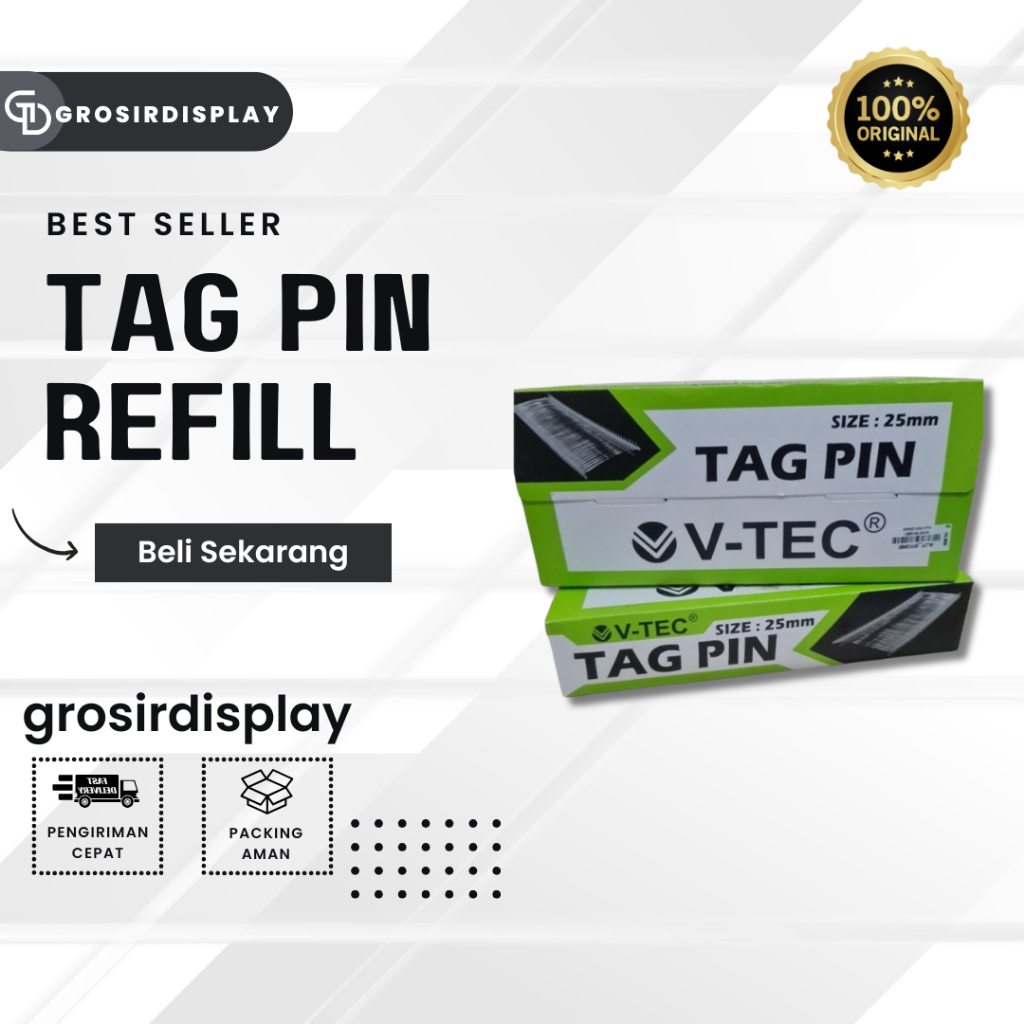 

Tag Pin isi Tag Gun Penanda Label merk Baju