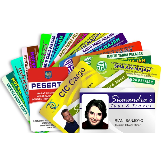 

Id Card bahan PVC glossy FREE Case Id Card