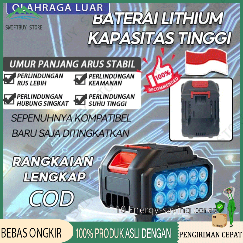 bonkyo Baterai bor tanpa kabel 168 VF dan 98 VF Electric drill battery