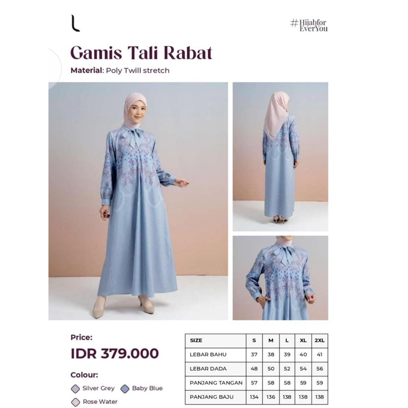 Gamis Tali Rabat Elzatta Hijab Sarimbit Keluarga Couple