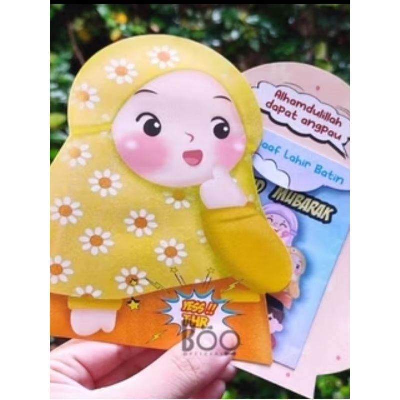 

Dapat 8 biji - Amplop 3D LUCU UNIK GEMESIN LEBARAN 2025