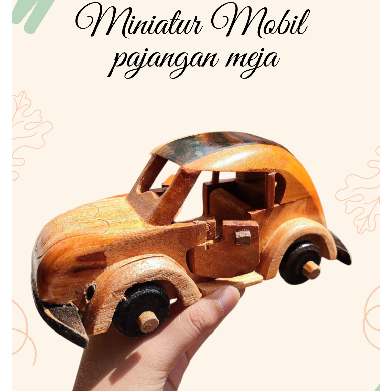 MINIATUR MOBIL KAYU/PAJANGAN MEJA MINIATUR/MINIATUR KAYU MOBIL/MOBIL MINIATUR KAYU/PAJANGAN/HIASAN/D