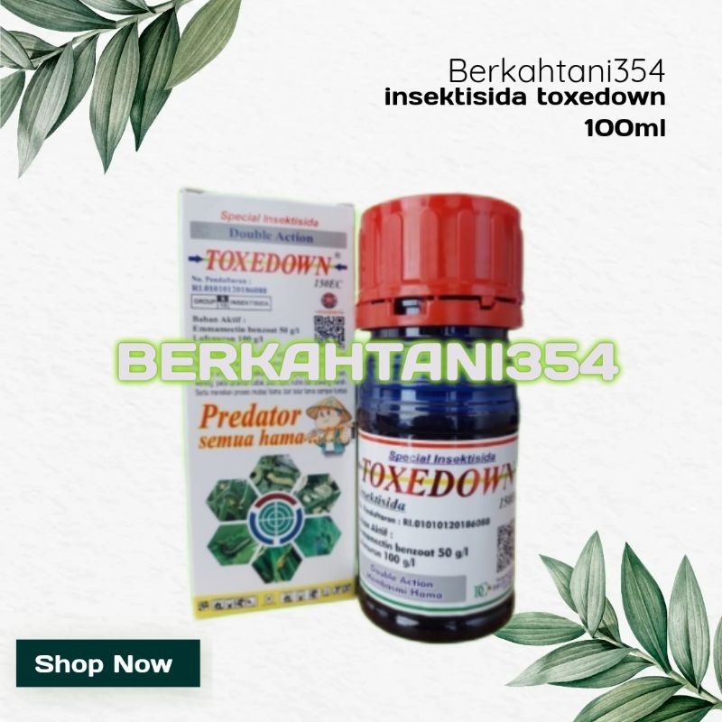 Insektisida toxedown 100ml Racun hama ulat Toxedown 100ml