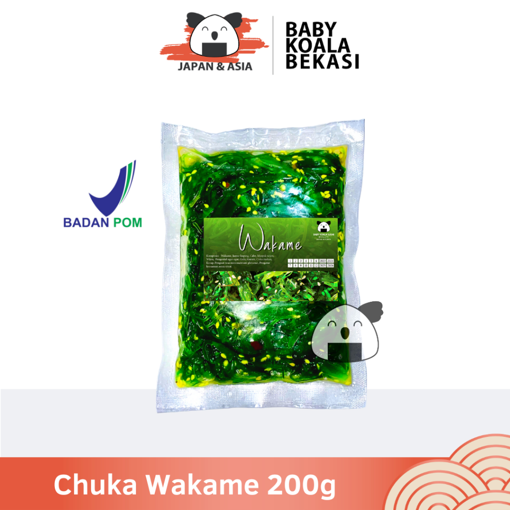 

CHUKA WAKAME Salad Rumput Laut 200 g │ Seaweed Seasoned Frozen Salad -BKB