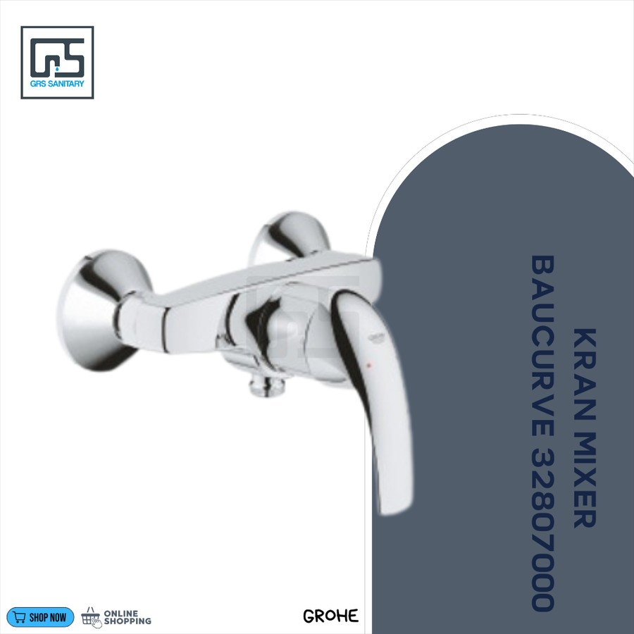 Grohe Baucurve Shower Mixer Kran Panas Dingin | 32807000