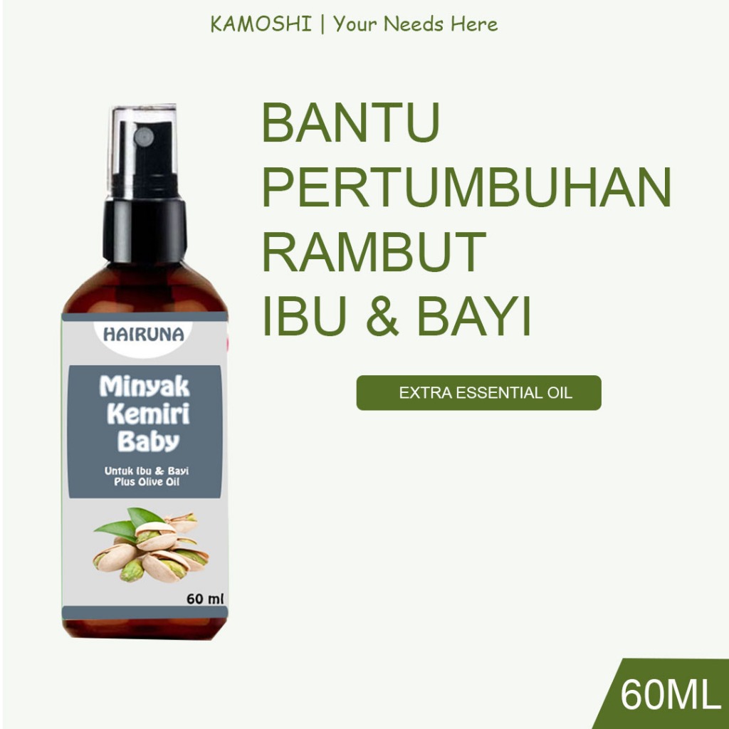Minyak Kemiri Bayi Minyak Rambut Bayi Penumbuh Rambut Bayi Minyak Rambut Anak Minyak Kemiri Penumbuh