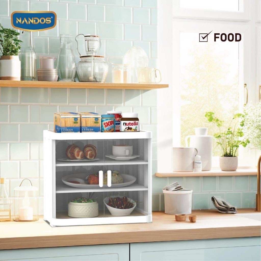 [READYYY] NAIBA NANDOS CABINET RAK MINIMALIS MAKANAN OBAT MAKEUP SKINCARE / LEMARI MINI PLASTIK