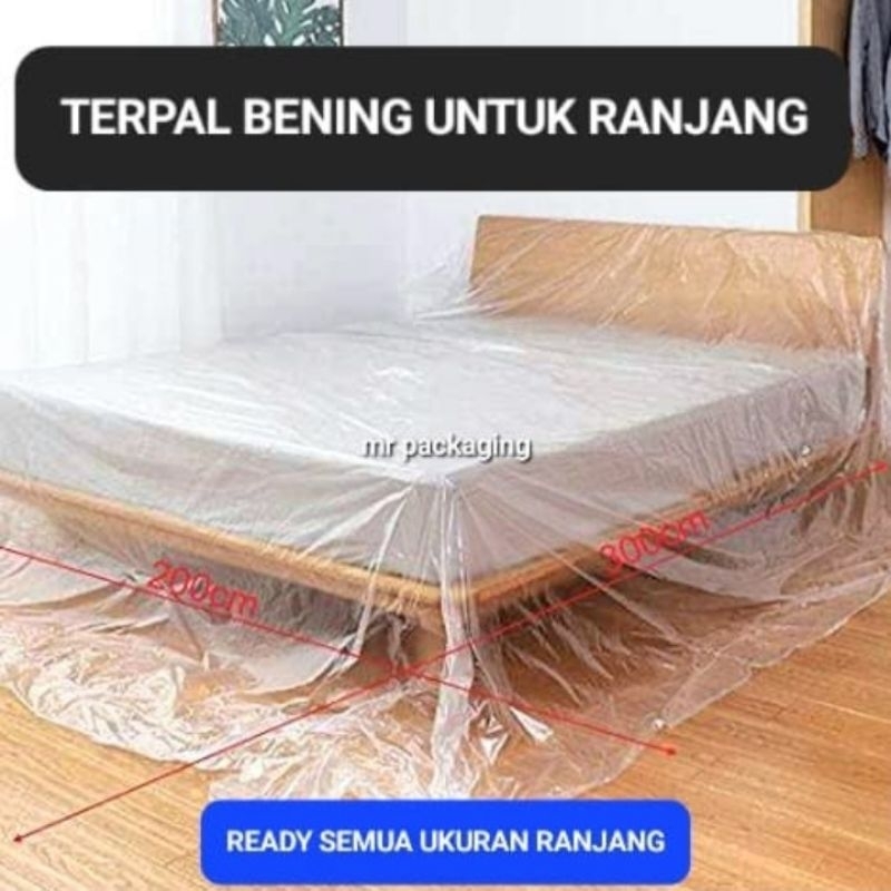 Cover Penutup Kasur 180x200cm PLASTIK ROLL UK TERLENGKAP 230cm 200cm 150cm 120cm 100cm 70cm 60cm | P