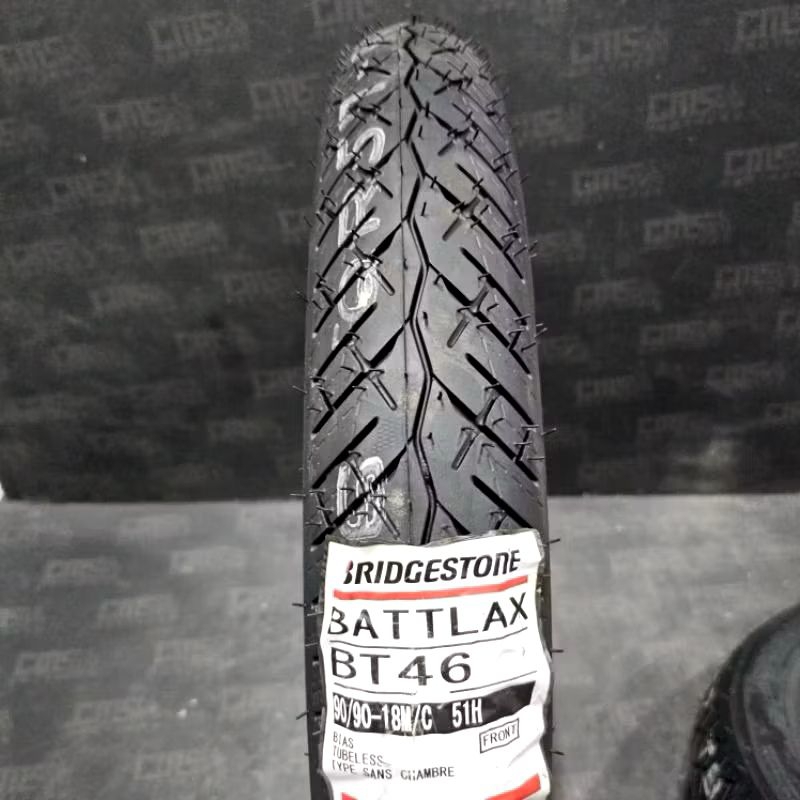 Ban Battlax Bridgestone BT46 ukuran 90/90-18 dan 100/80 rxking battlax bridgestone ring 18 tubeless 