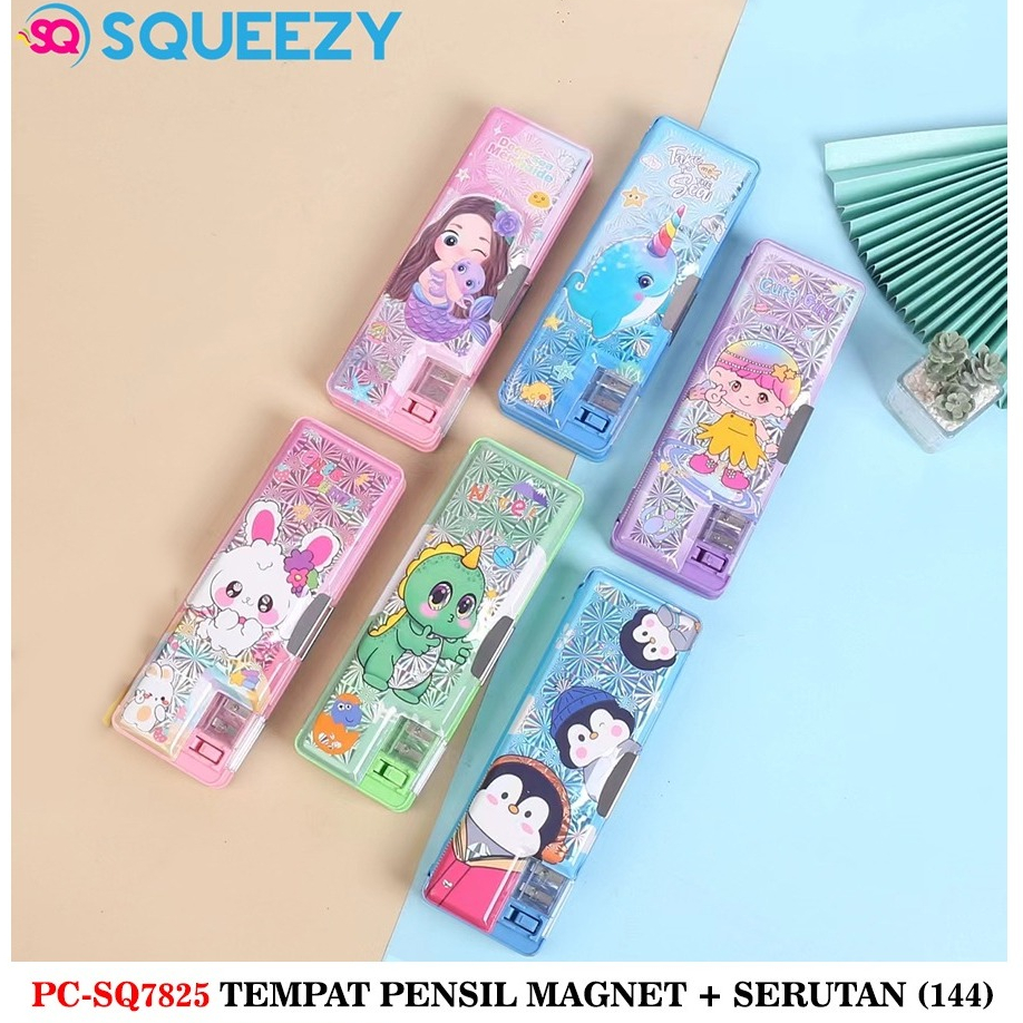 

Tempat Pensil Magnet Karakter 2 Sisi + Rautan / Kotak Pensil magnet CC-7825