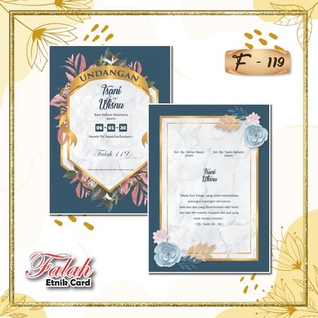 Kertas Blangko Undangan Falah 119 Murah