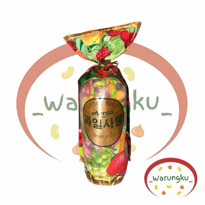 

AERSA Permen JELLY 1 pak 450gr Fruit Jelly Candy HALAL Aneka Rasa