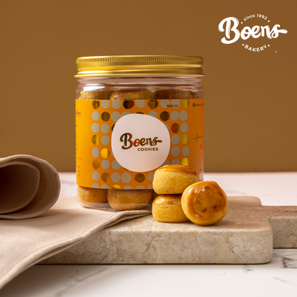 

BOENS BAKERY - Kue Kering Wisman (Nastar, Kastangel, Putri Salju, Lidah Kucing) - Toples Jar 600 ml