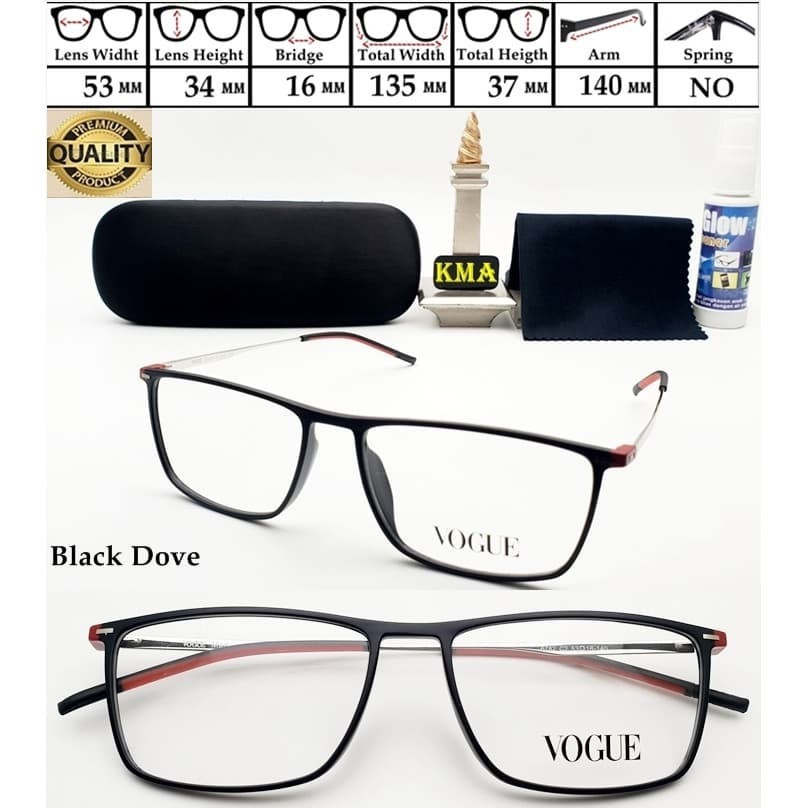 frame kacamata VOGUE frame kacamata minus unisex premium