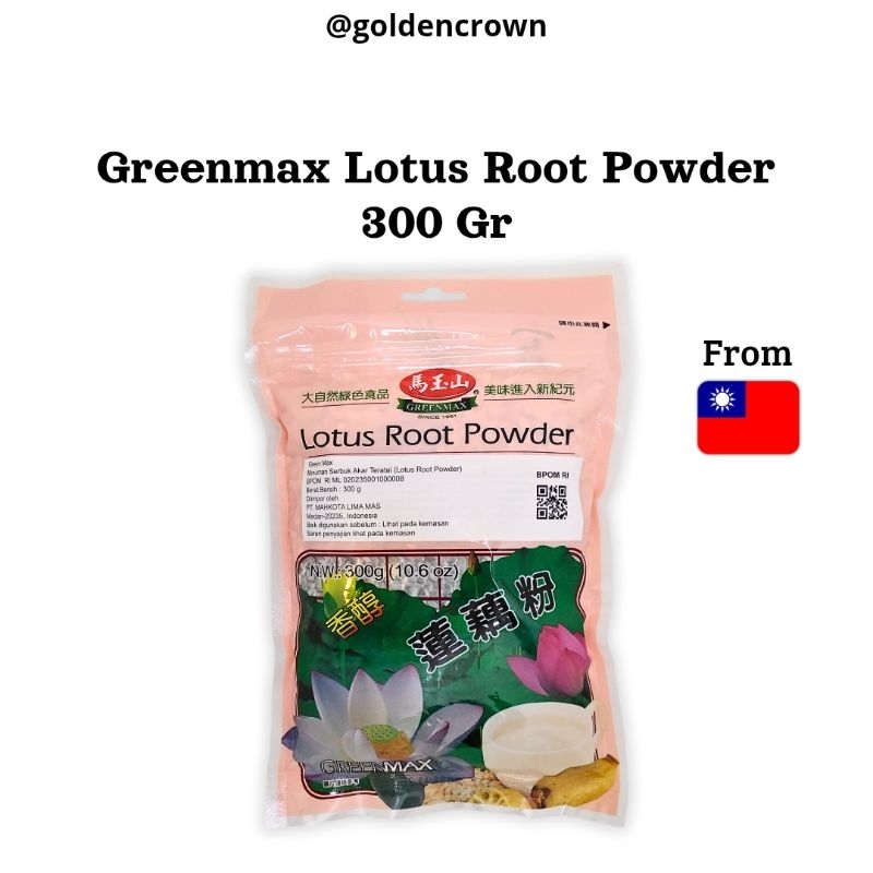 

Greenmax Lotus Root Powder | Minuman Serbuk Akar Teratai 300g