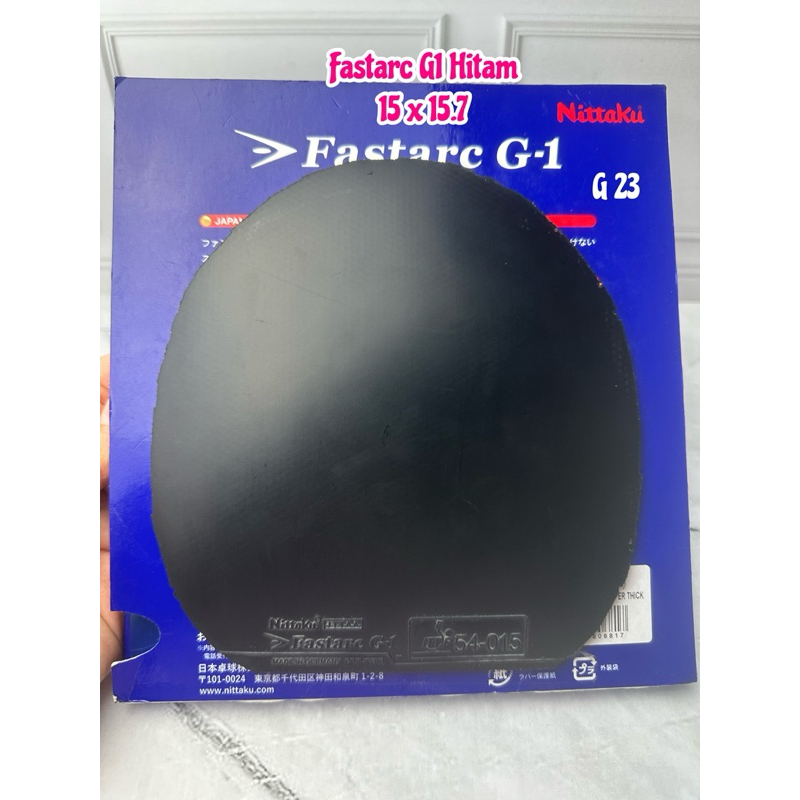 second karet pingpong tenis meja fastarc G1 warna hitam