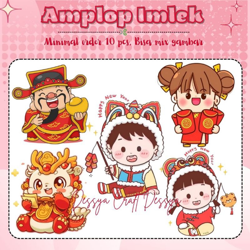 

AMPLOP 3D IMLEK - AMPLOP IMLEK 2025 ||READY STOCK