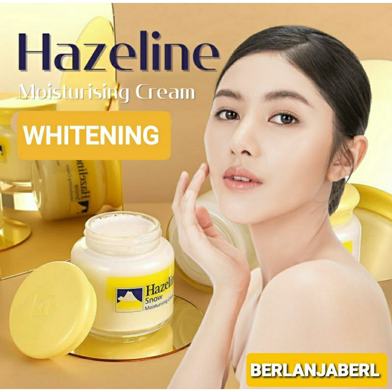 HAZELINE Snow Moisturizing Cream | Hazelin Kuning Original Malaysia Ori Singapore