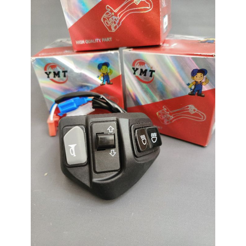 Holder Saklar Kanan Kiri Motor AEROX / BYSON / CB150R / CRYPTON / FORCE 1ZR / GENIO / GL PRO / GL PR