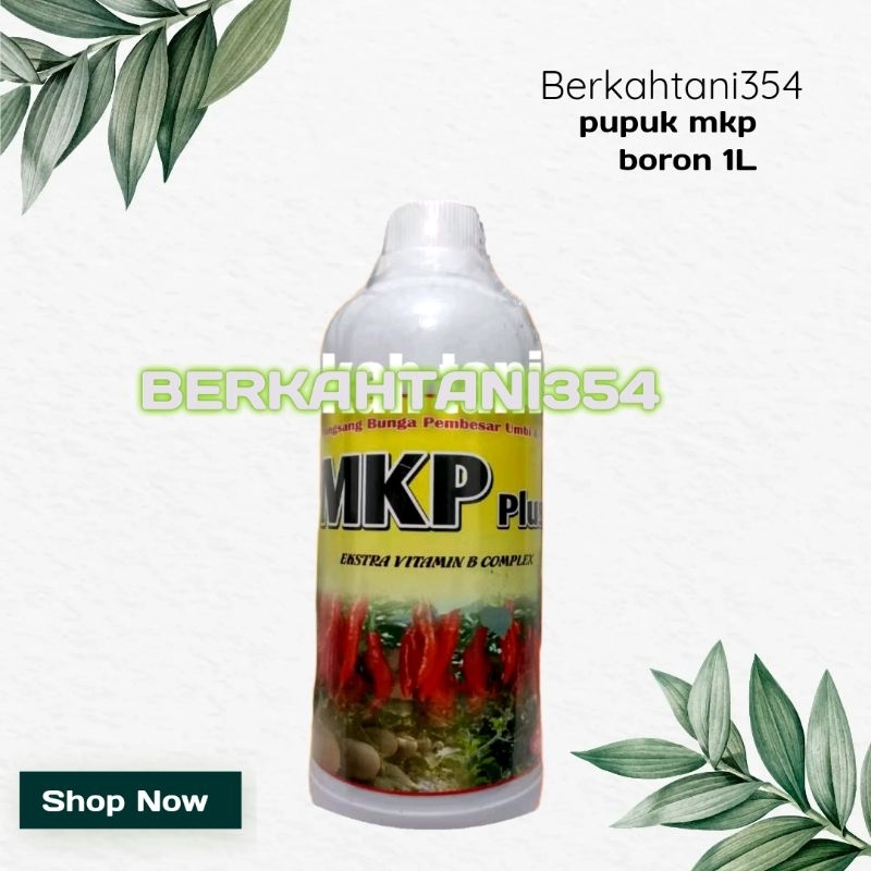 1liter Pupuk mkp cair plus boron Pupuk pembesar buah Mkp plus boron 1liter