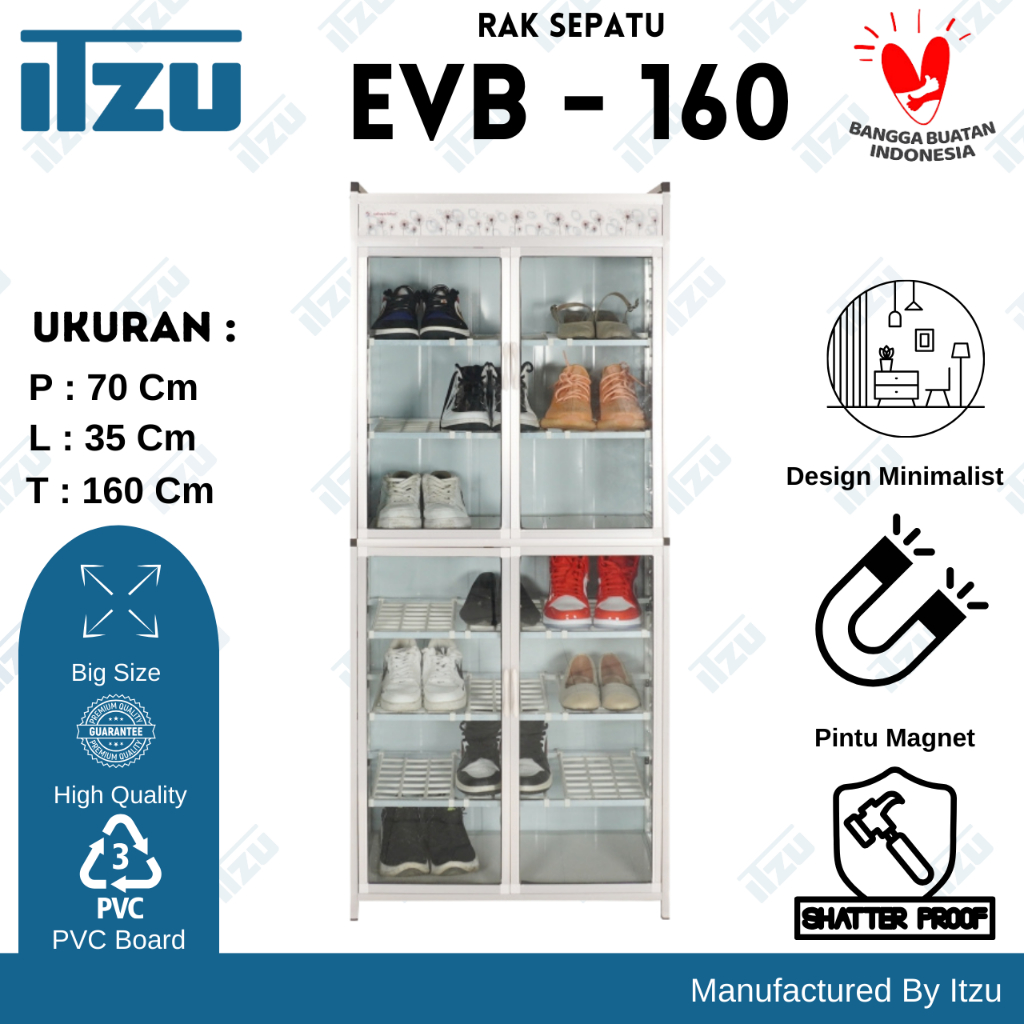 Rak Sepatu Alumunium