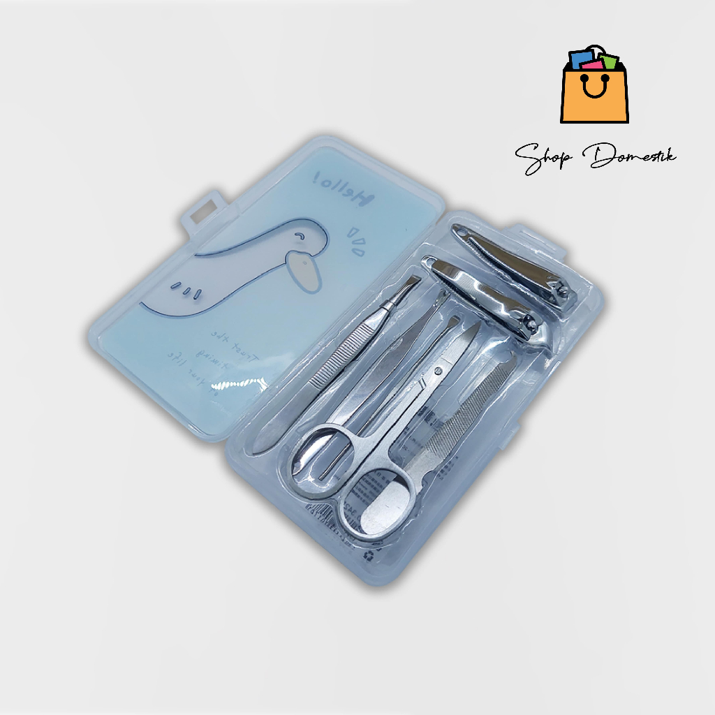 SET GUNTING KUKU ISI 7 PCS/ NAIL CLIPPERS 7in1 (RFZ27.1-23)