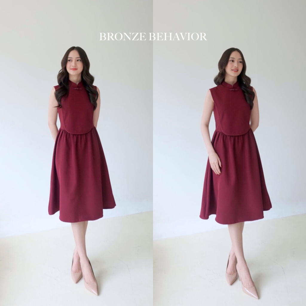 LOU TOP & DRESS [ NEW ARRIVAL ] CNY CHINESE NEW YEAR BRONZE BEHAVIOR