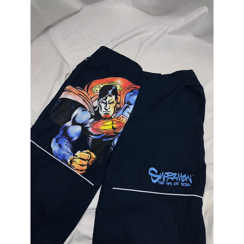 Nego AjaYuk > Superman Pants by Warner Bros Original - Navy (Bawahan/Celana)|Preloved/2nd/Second/Bek
