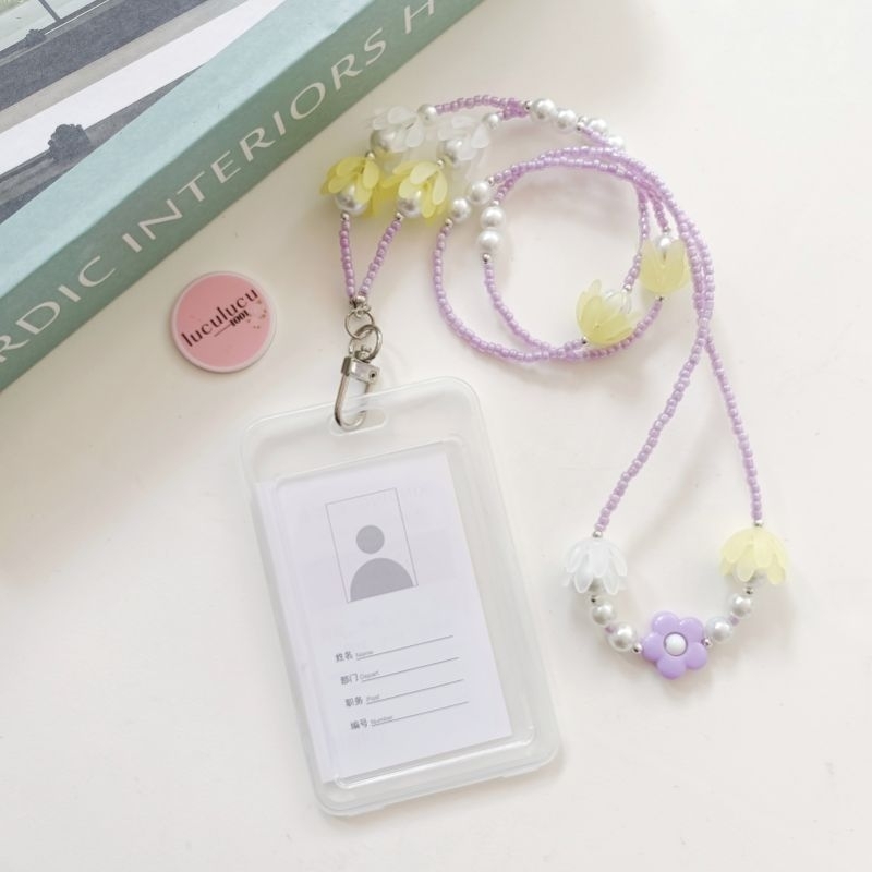 

RK BLOOMY LANYARD - GANTUNGAN ID CARD HANDMADE