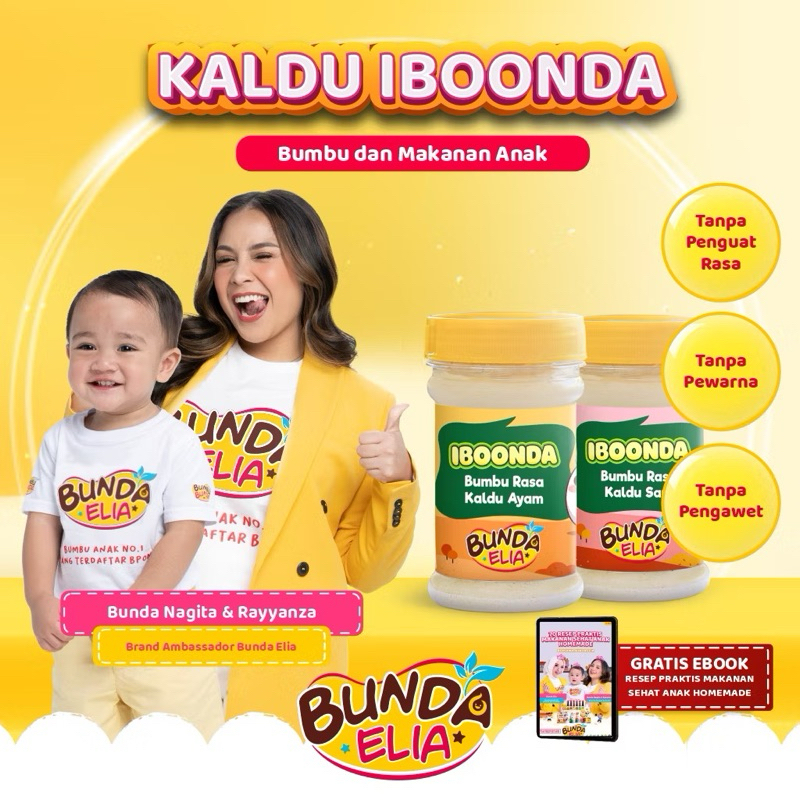 

IBOONDA Kaldu MPASI Kaldu Bayi Non MSG Non Gulgar kaldu bb booster penambah berat badan anti gtm bubur bayi anak