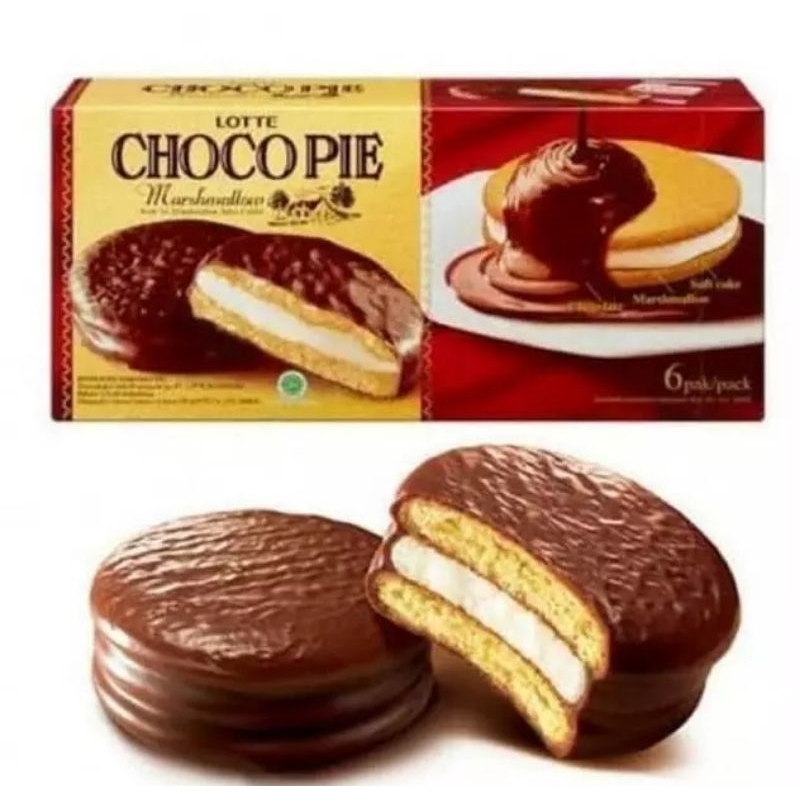 

choco pie / lotte chocopie 12 pcs x 26gr perbox