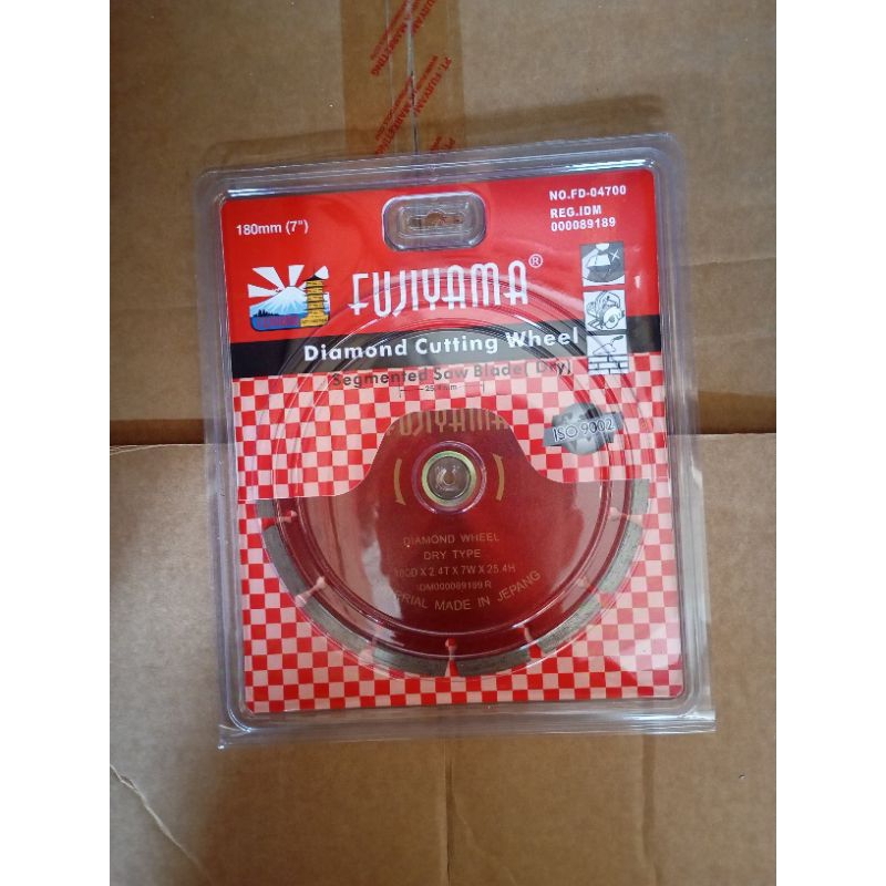 Mata serkel 7 inch Fujiyama Diamond wheel potong keramik granite marmer beton aspal dan lain lain