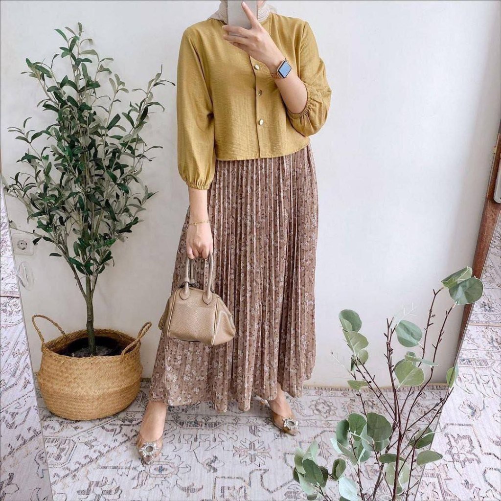 set rok wanita zavika setelan rok oneset rok plisket wanita setelan rok wanita jumbo setelan ootd ke