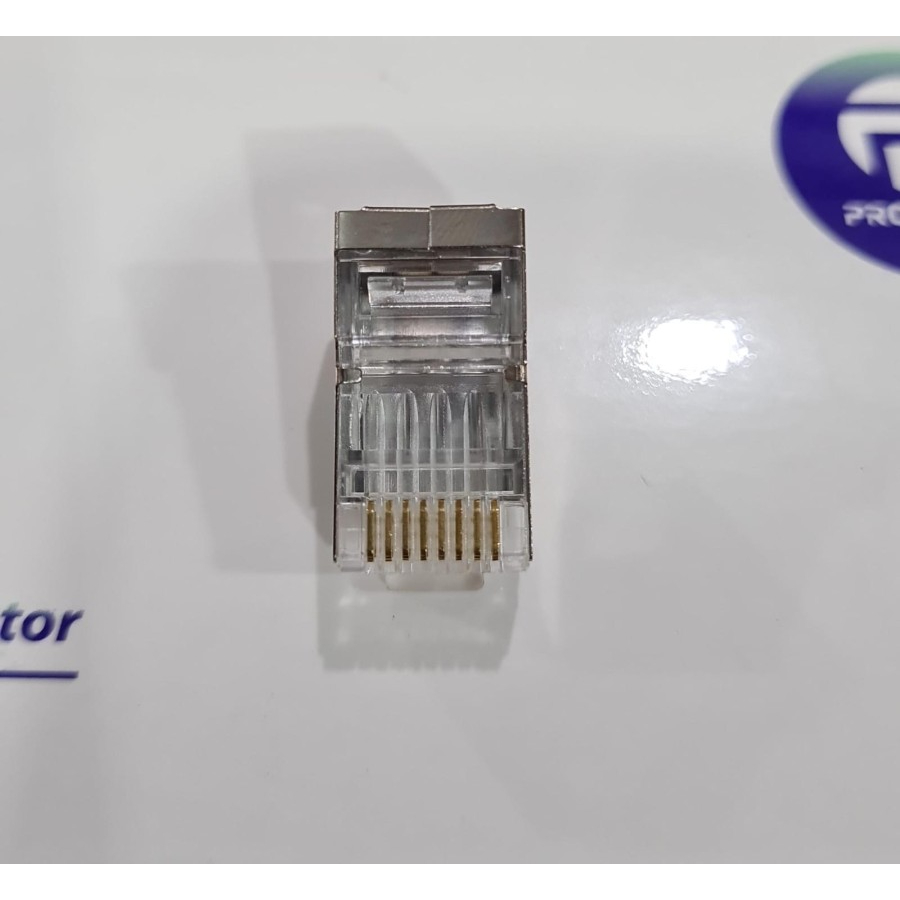 Profftech Connector Cat.6 Metal / Konektor RJ45 Cat6 STP Anti Gagal - Ecer
