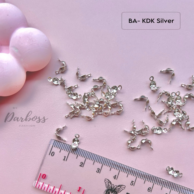 BA - KODOKAN gelang / kodokan 2 lubang atas silver (uk.2) / bahan kerajinan tangan / kodokan jepit s