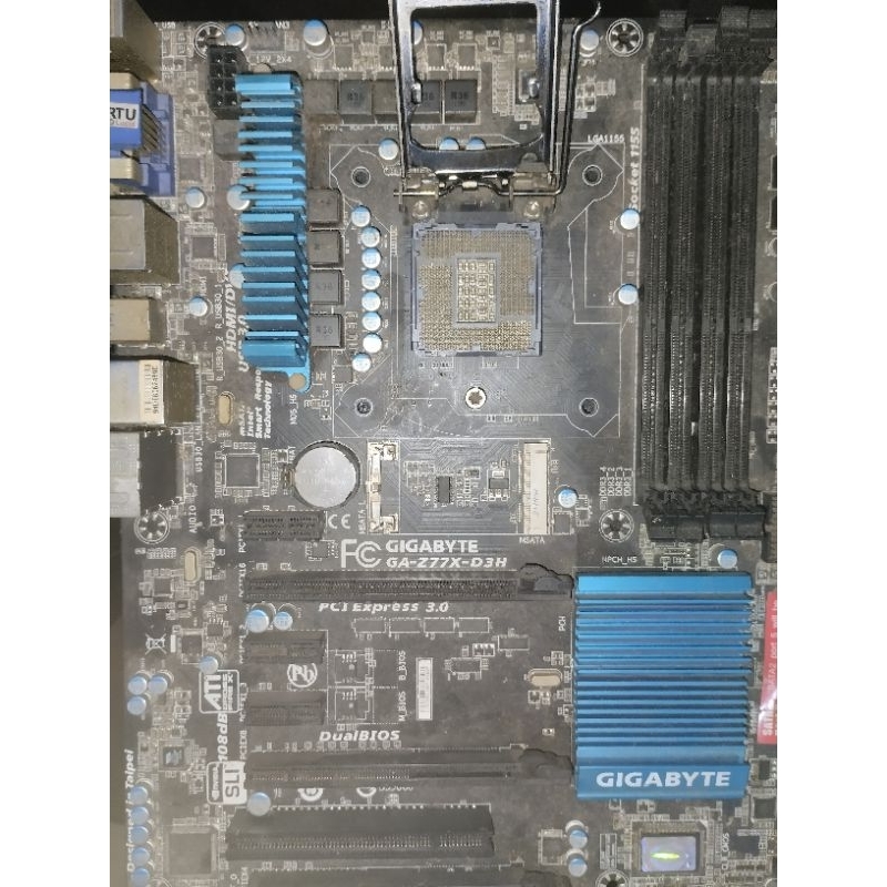Gigabyte GA Z77X D3H second rusak