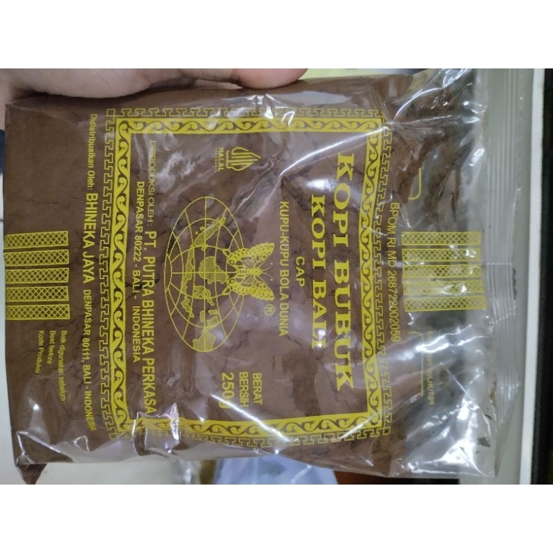 

Kopi Kupu kupu bola dunia 250g