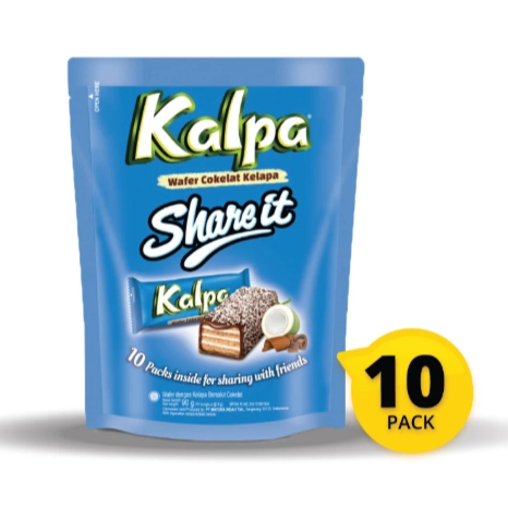 

Kalpa Wafer Cokelat Share It Pouch 10 x 9 g