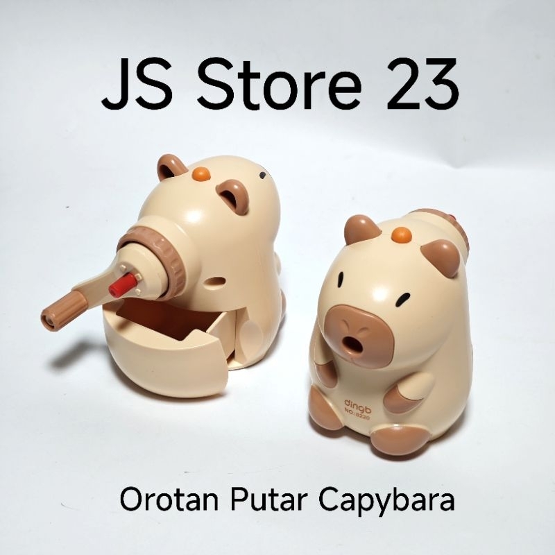 

Rautan Putar Karakter CapyBara Hewan Lucu / Orotan Putar Anak Hewan Lucu / Serutan Putar Lucu Murah Bagus