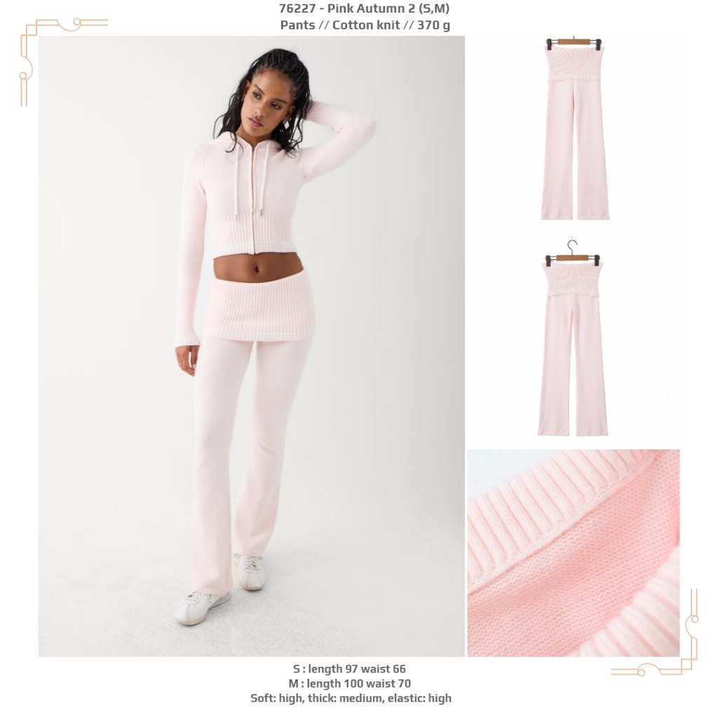 76227 - Pink Autumn 2 (S,M) - Pants