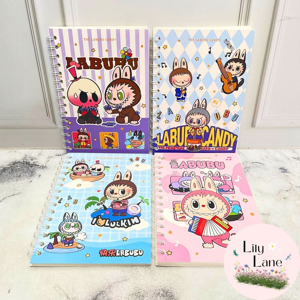 

Buku Binder Spiral A5 Labubu Stationery Alat Tulis