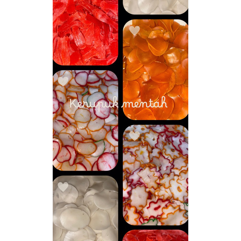 

KERUPUK MENTAH / KERUPUK KEMPLANG MENTAH 250 gram