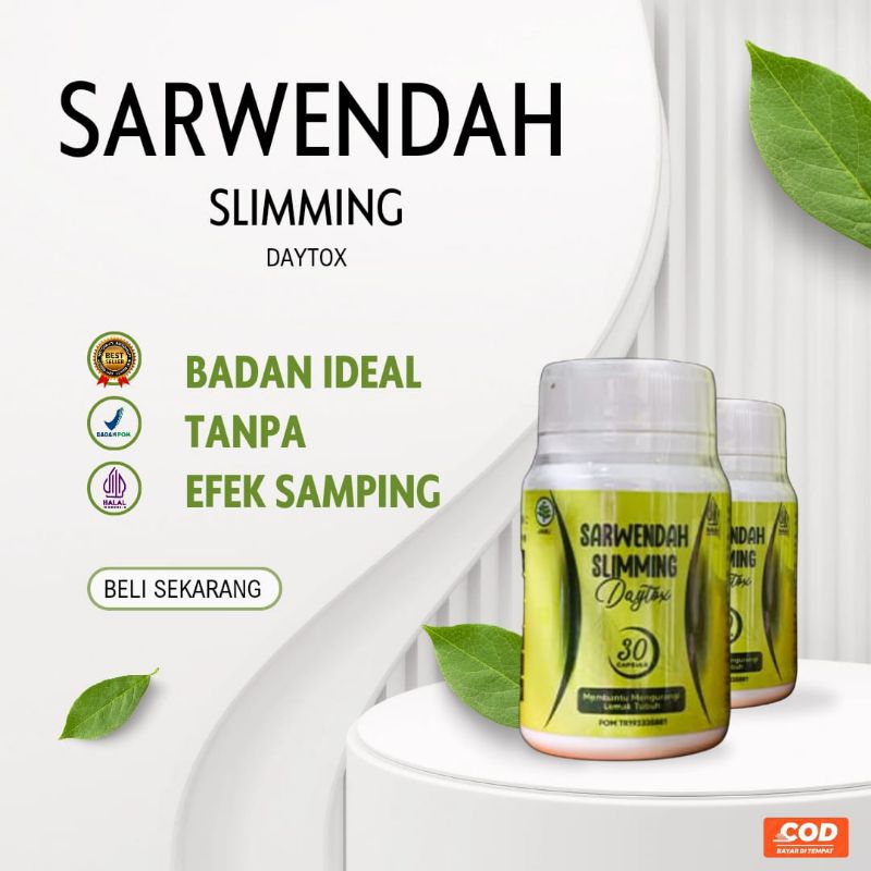 Sarwendah Juice Slimming Daytox isi 30 Kapsul Diet Ampuh merunkan Berat Badan
