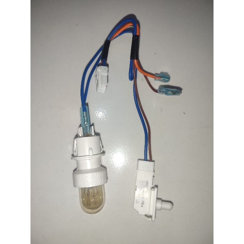 Fiting lampu swit pintu kulkas Sharp 1pintu set Original