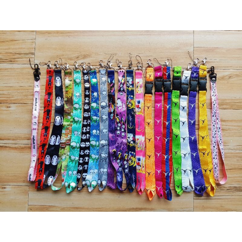 

tali id card lanyard sailor moon Totoro Jordan gantungan nama holder name