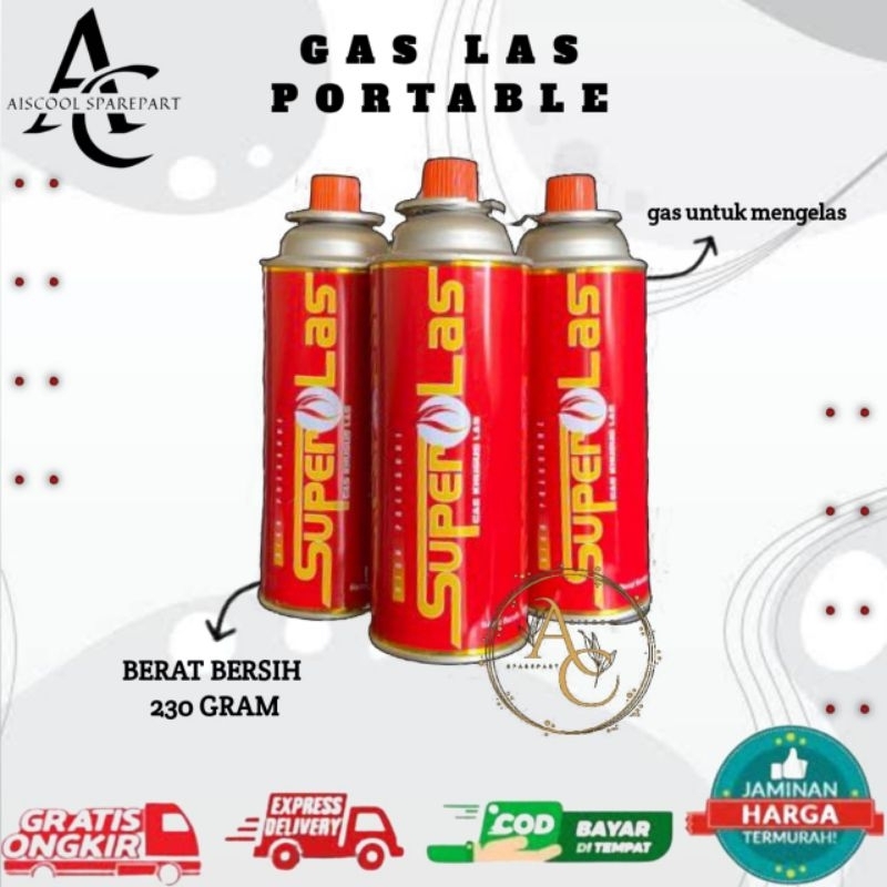 gas portabel super las || gas las portabel || gas kompor pendakian ||