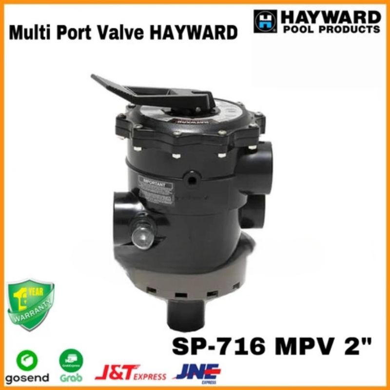 Multi Port Valve Hayward SP-716 MPV 2"Kepala Tabung Filter Hayward