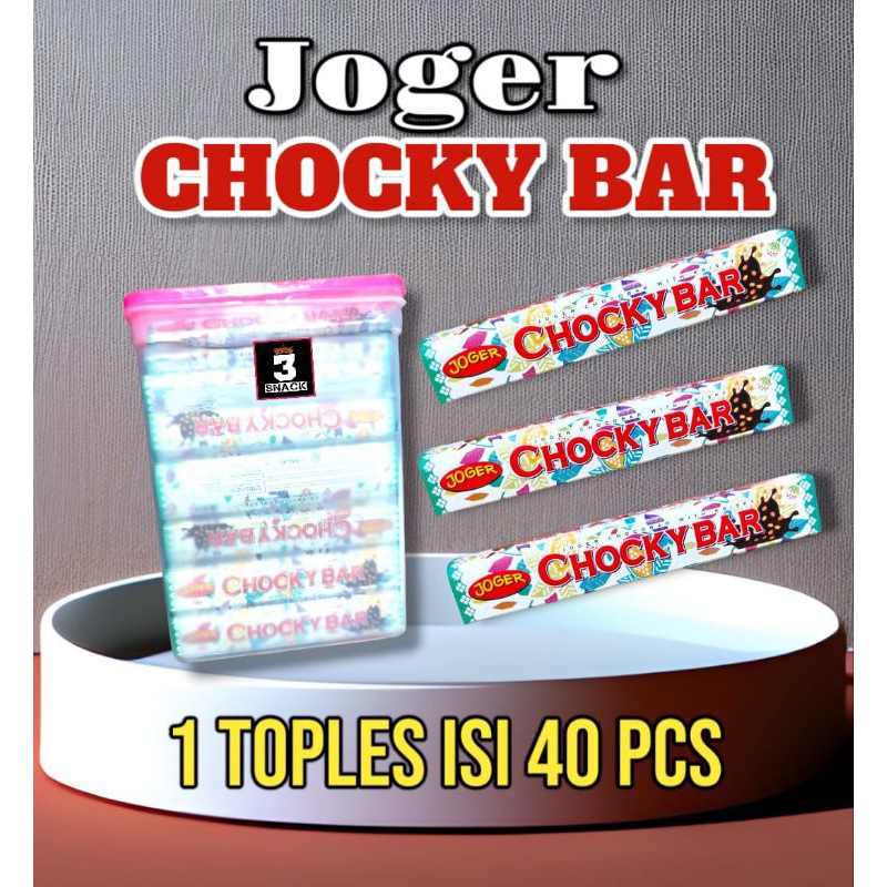 

Coklat Chocky Bar 1 Toples Isi 40 Pcs