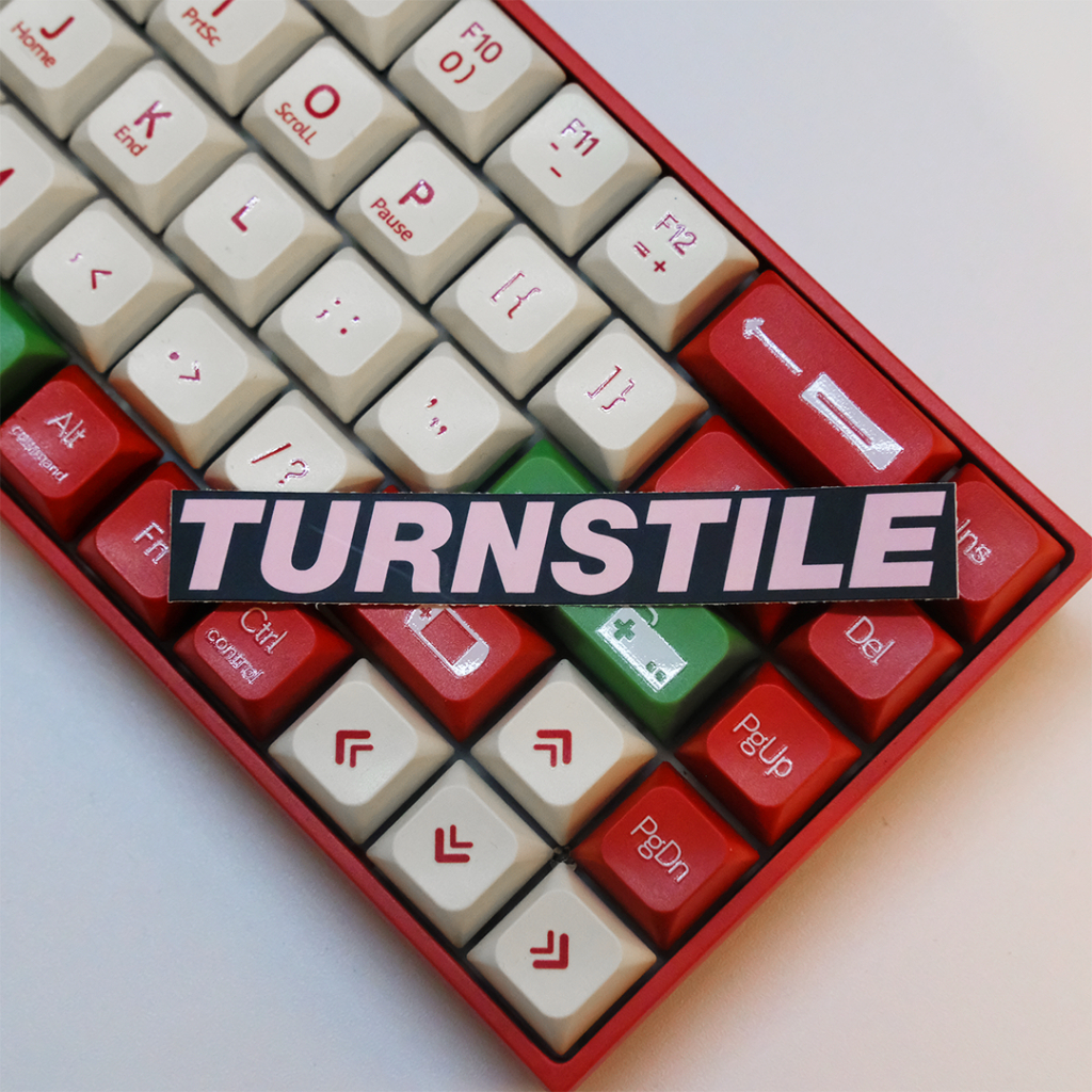 

STICKER TURNSTILE BAND LOGO DESIGN